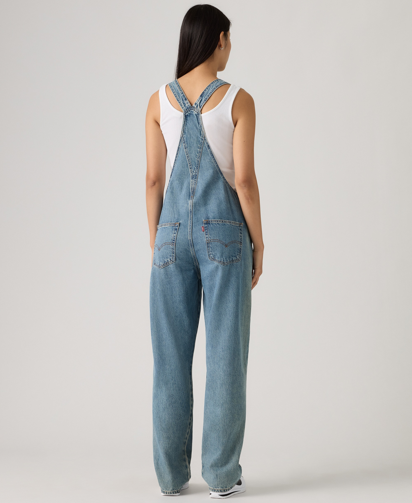 Levi's Women's Vintage-Inspired Drapey Fit Denim Overalls - File Away