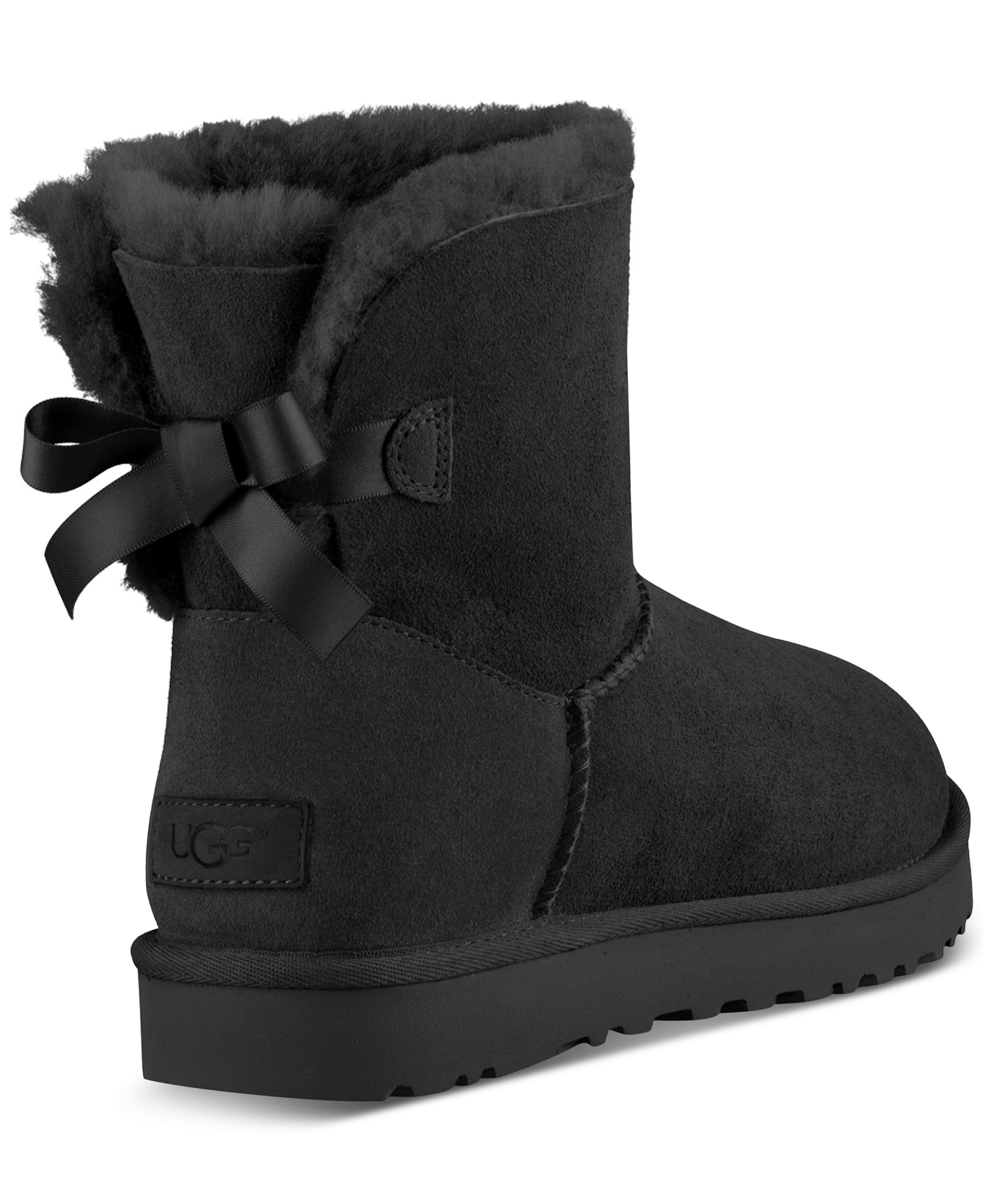 UGG® Women's Mini Bailey Bow II Slip-On Booties - Black