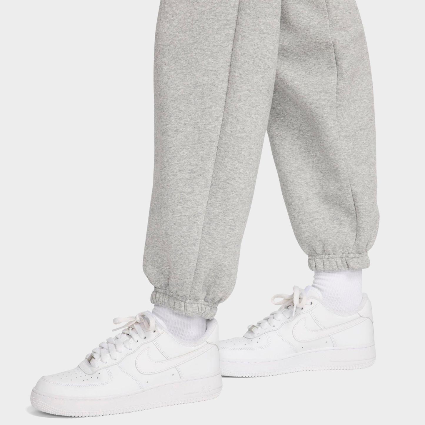 Women's Nithtke Sportswear Phoenix Fleece Oversized High-Waisted Jogger Pants - Dark Grey Heather/Sail