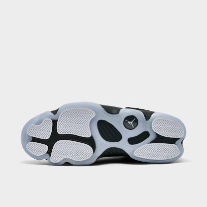 Men's Air Jordan 6 Rings Basketball Shoes - Black/White/Black - view 6
