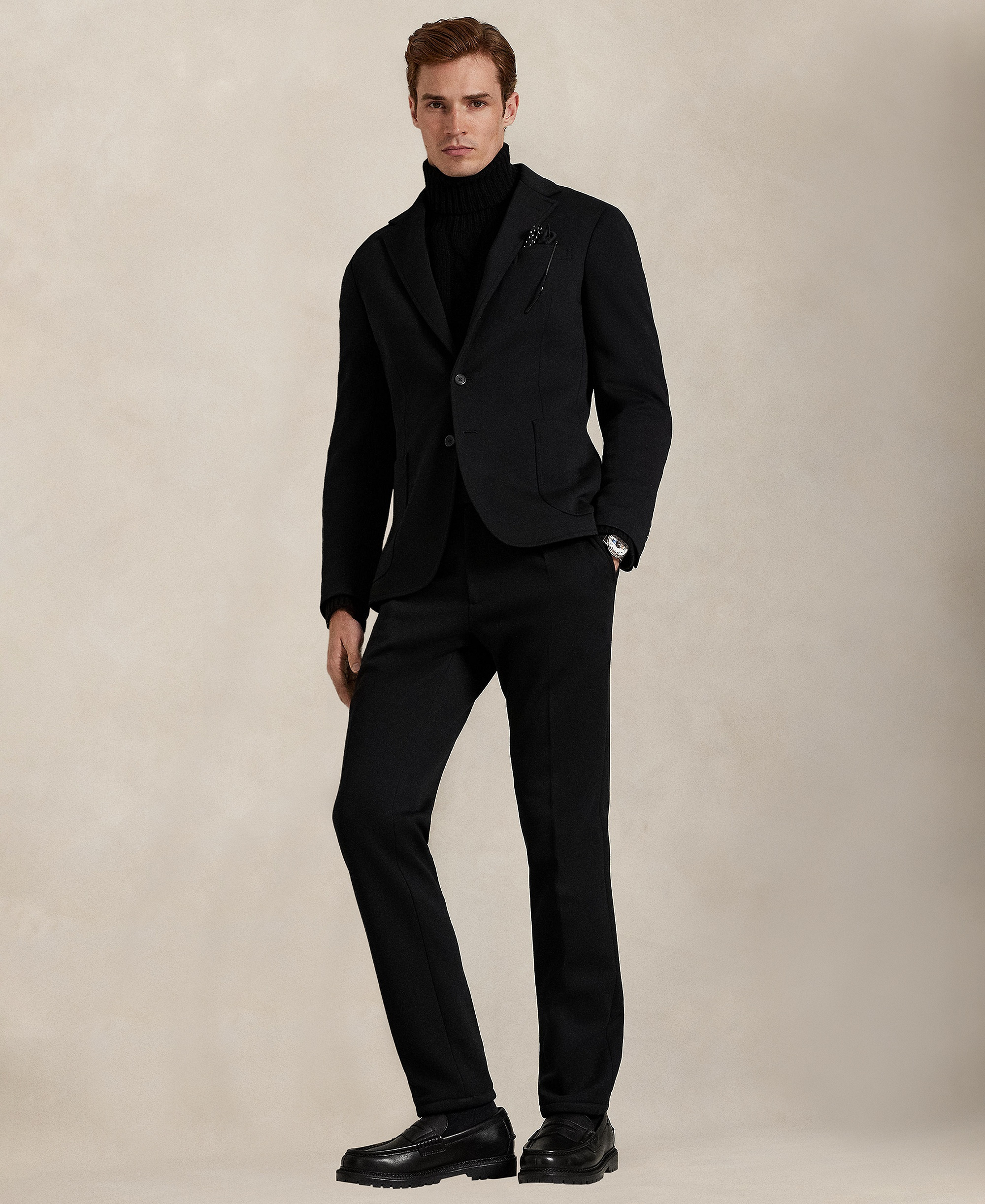 Polo Ralph Lauren Men's Modern-Fit Double-Knit Jacket - Polo Black