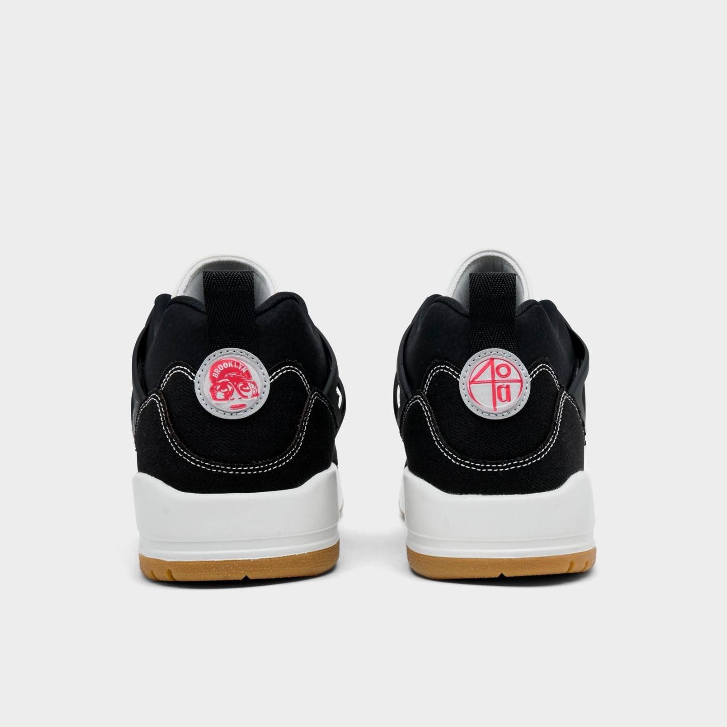 Men's Jordan Spizike Low Casual Shoes - Black/University Red/Gum Medium Brown/Sail - view 4