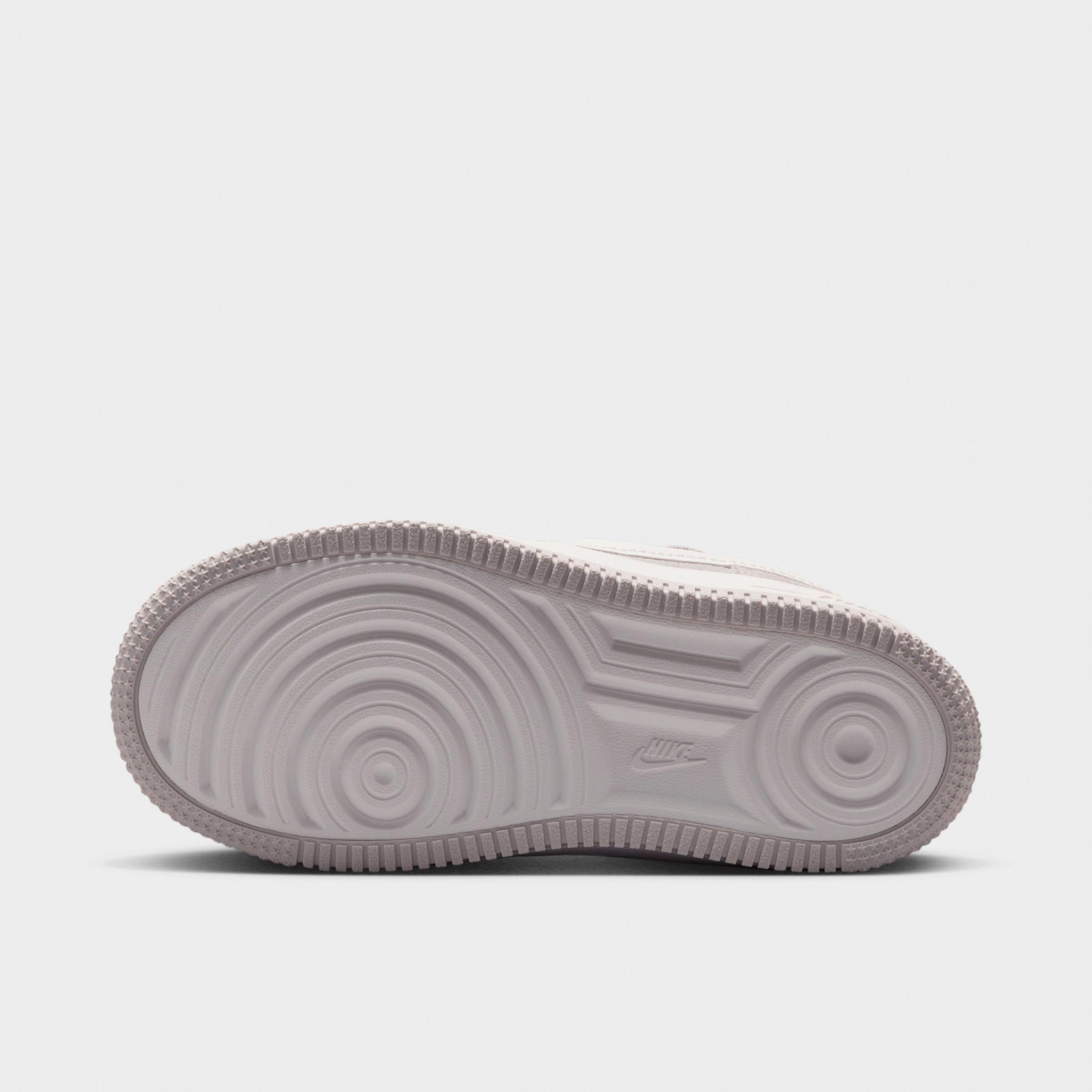 Little Kids' Nithtke Force 1 Low Casual Shoes - Vast Grey/Sail - Bottom view