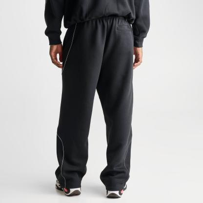 Men's New Balance Trackside Fleece Sweatpants - Black/White - view 4