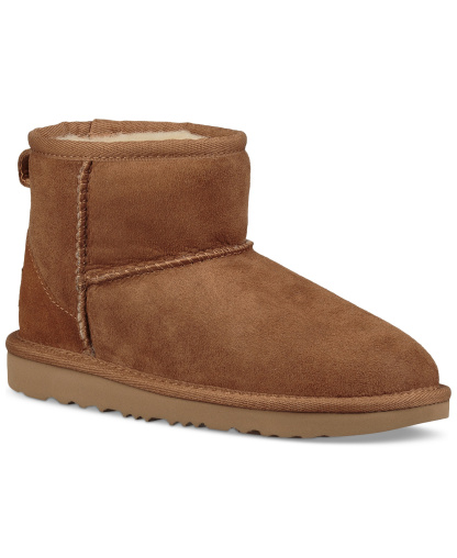 UGG® Kids Classic Mini II Slip-On Booties - Chestnut