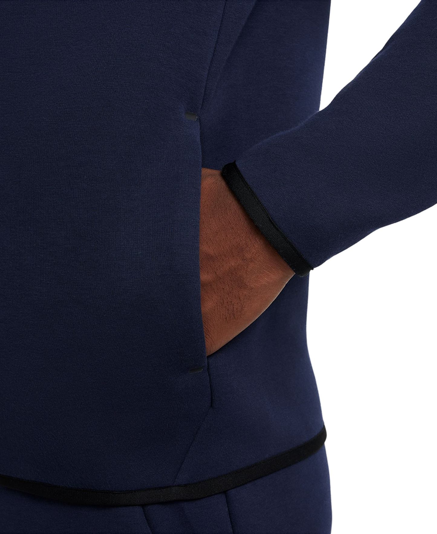 Nike Men's Tech Fleece Full-Zip Hoodie - Dark Navy