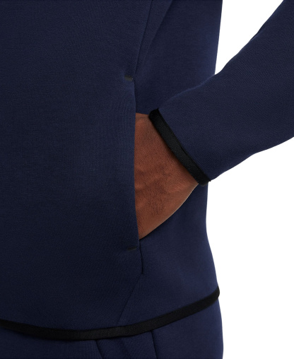 Nike Men's Tech Fleece Full-Zip Hoodie - Dark Navy