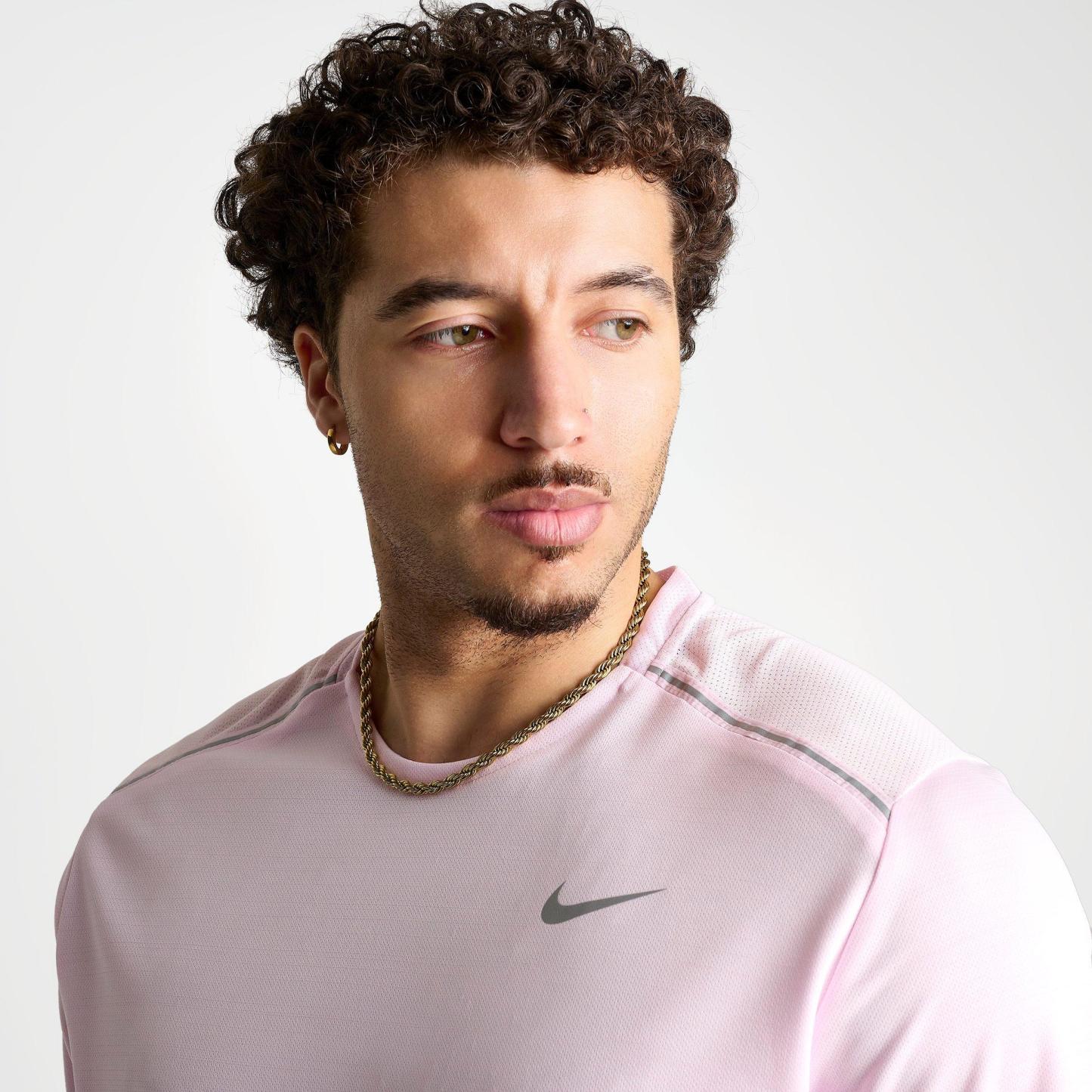 Men's Nithtke Miler Dri-FIT Running T-Shirt - Pink Foam