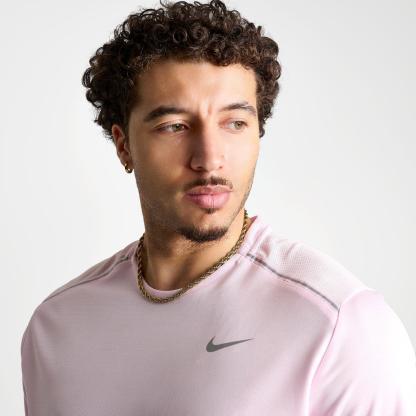 Men's Nithtke Miler Dri-FIT Running T-Shirt - Pink Foam