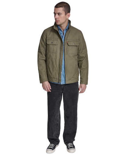 Levi's Men's Cotton Lightweight Jacket - Olive