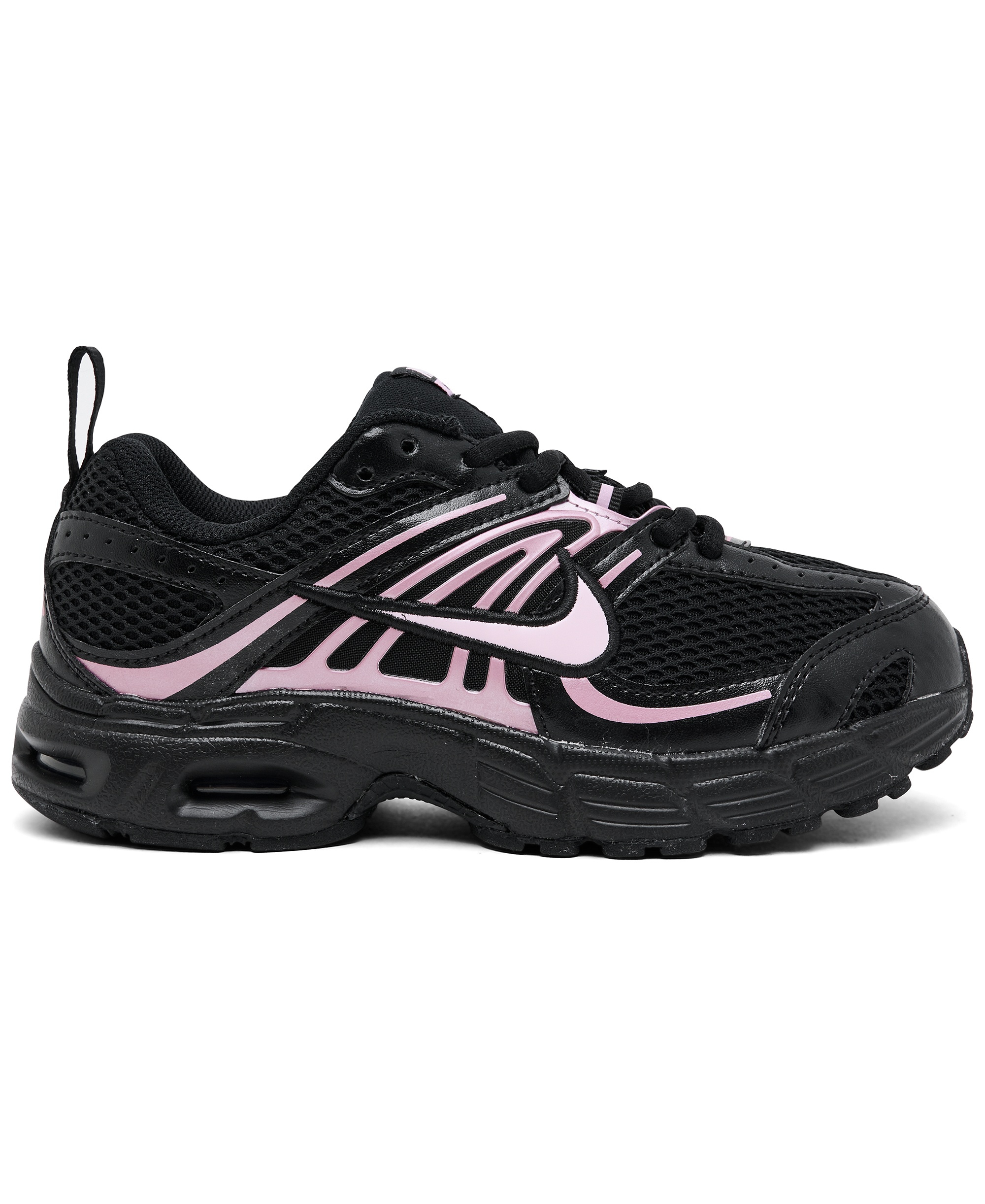 Nike Little Girls Air Max Moto 2K Lifestyle Sneakers from Finish Line - Black, Pink foam