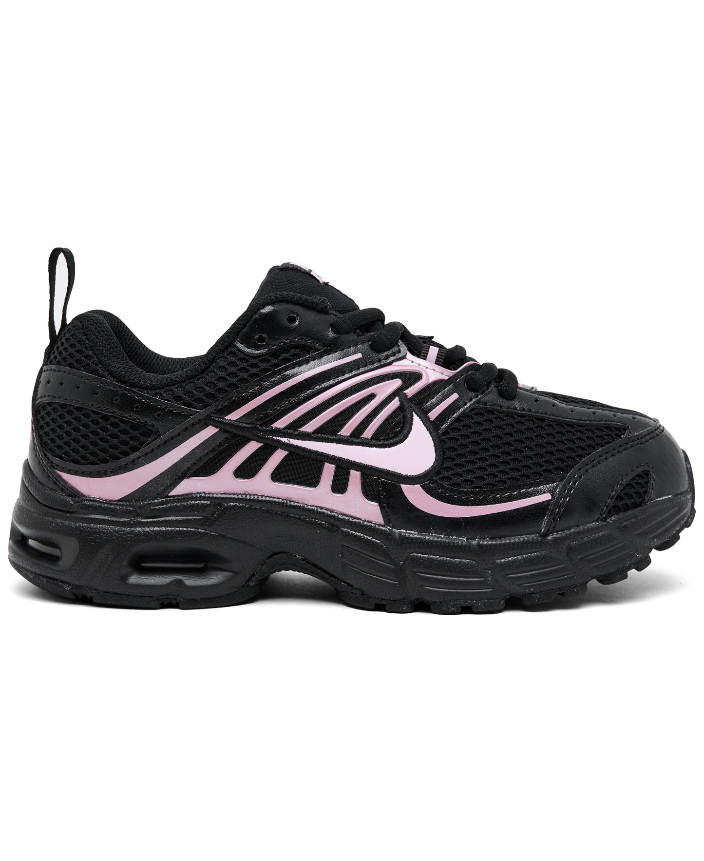 Nike Little Girls Air Max Moto 2K Lifestyle Sneakers from Finish Line - Black, Pink foam