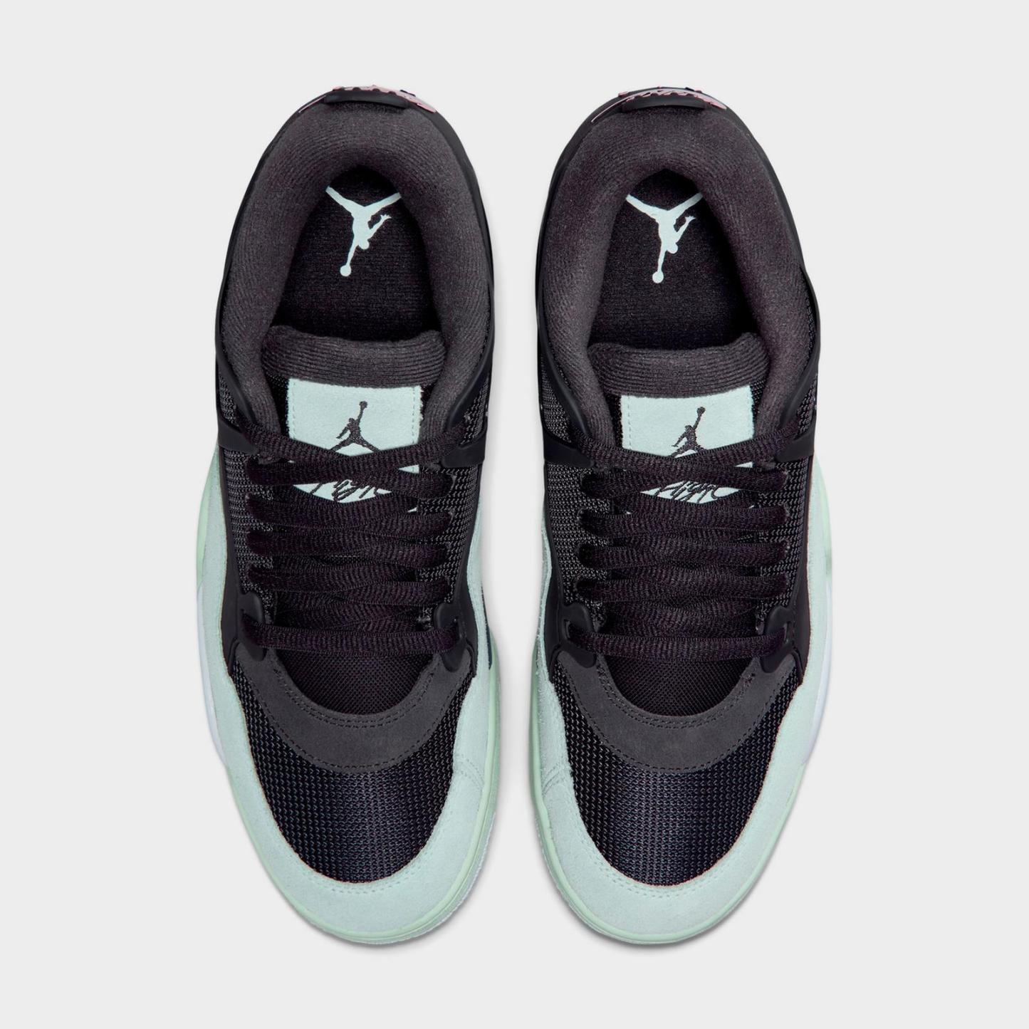 Men's Air Jordan 4 RM Casual Shoes - Anthracite/Barely Green/Jade Aura/Iced Carmine - view 5