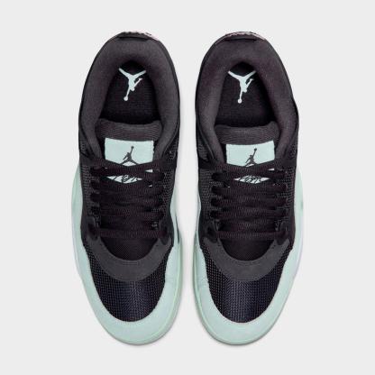 Men's Air Jordan 4 RM Casual Shoes - Anthracite/Barely Green/Jade Aura/Iced Carmine - view 5