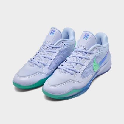 Nithtke Sabrina 4 Basketball Shoes - Palest Purple/Green Glow/Atomic Violet/Victory Lapis - Both shoes facing left