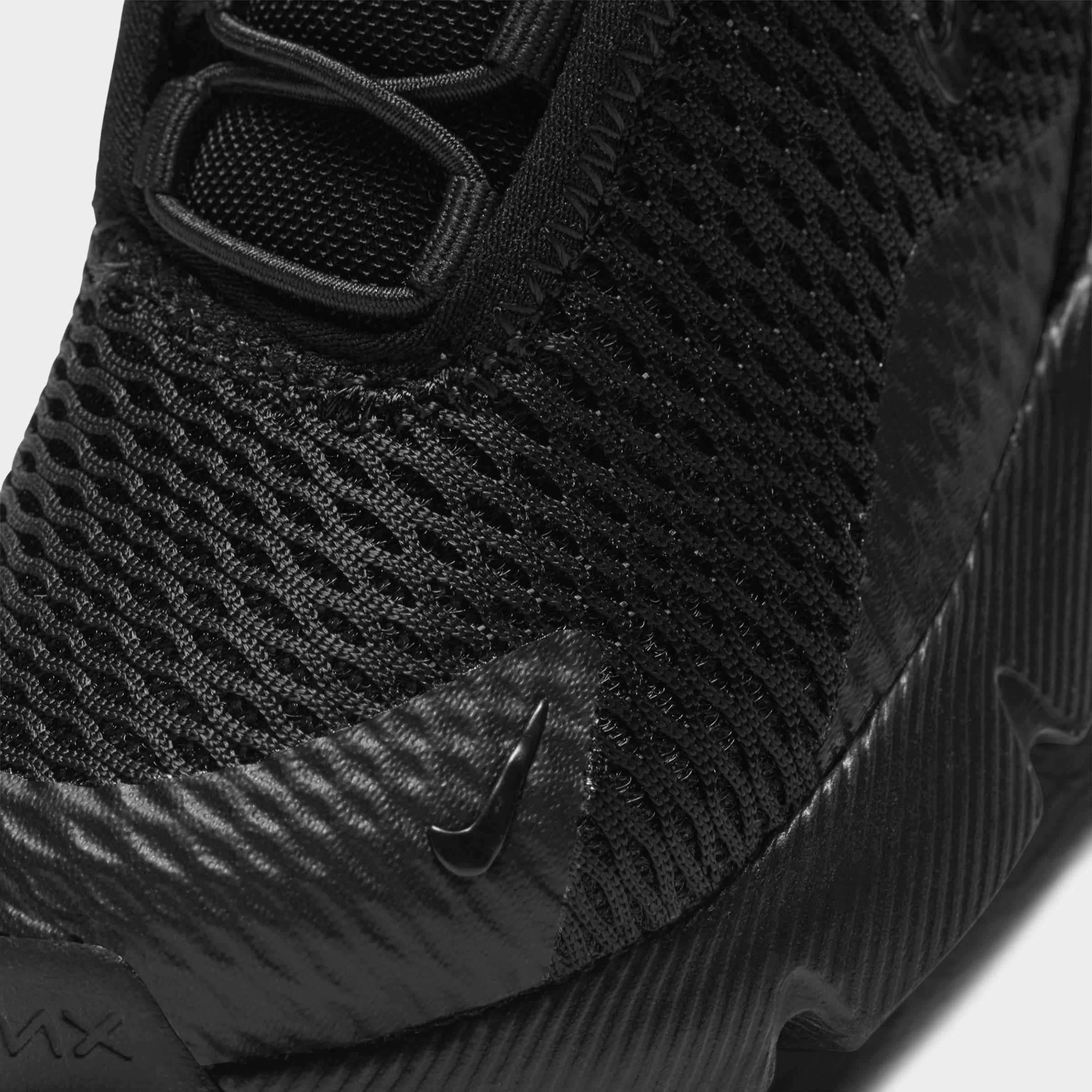 Kids' Toddler Nithtke Air Max 270 Casual Shoes - Black/Black - Detail shot