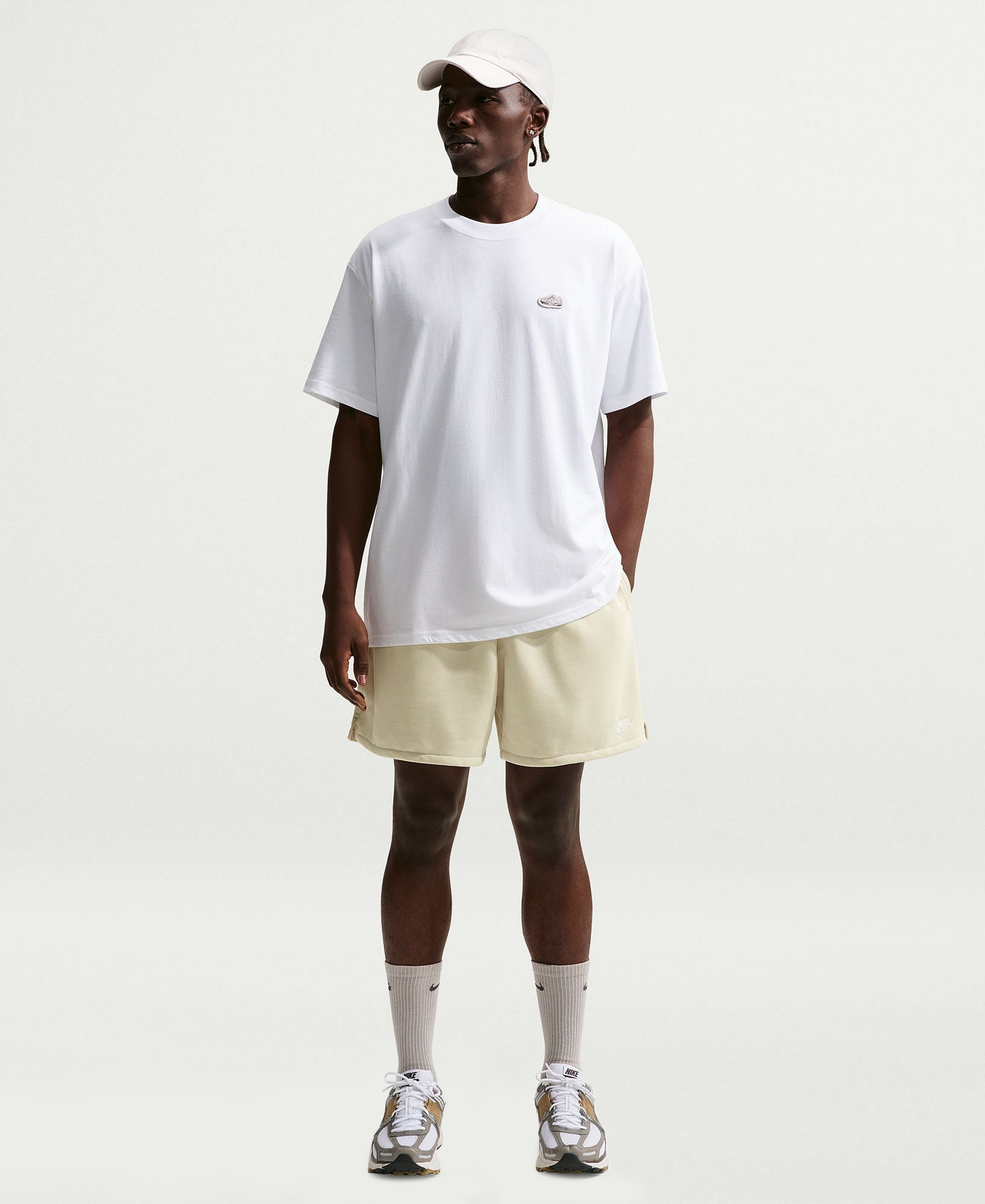 Nike Men's Club French Terry Flow Pull-On Shorts - Khaki