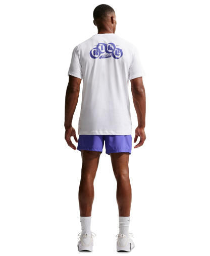 Nike Men's Dri-FIT Short-Sleeve T-Shirt - White/persian Violet
