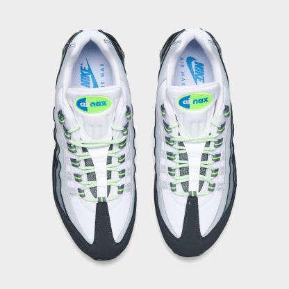 Men's Nithtke Air Max 95 Big Bubble Scorpion Casual Shoes - Part 2 - Black/Photo Blue/Action Green/Anthracite/White/Iron Grey - Top view