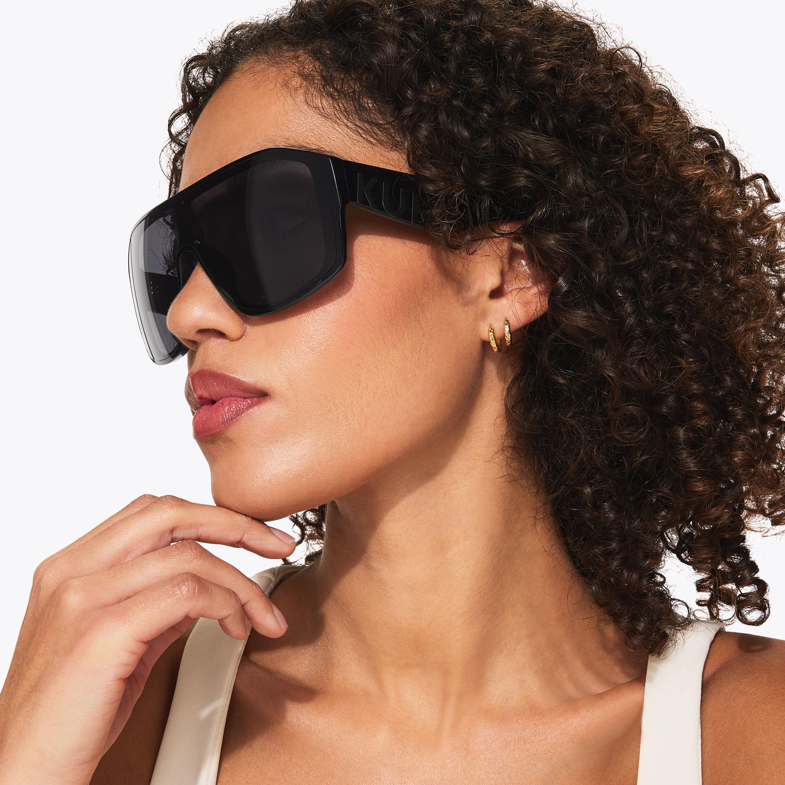Kurt Geiger London Kurt Oversized Visor - Black - view 2