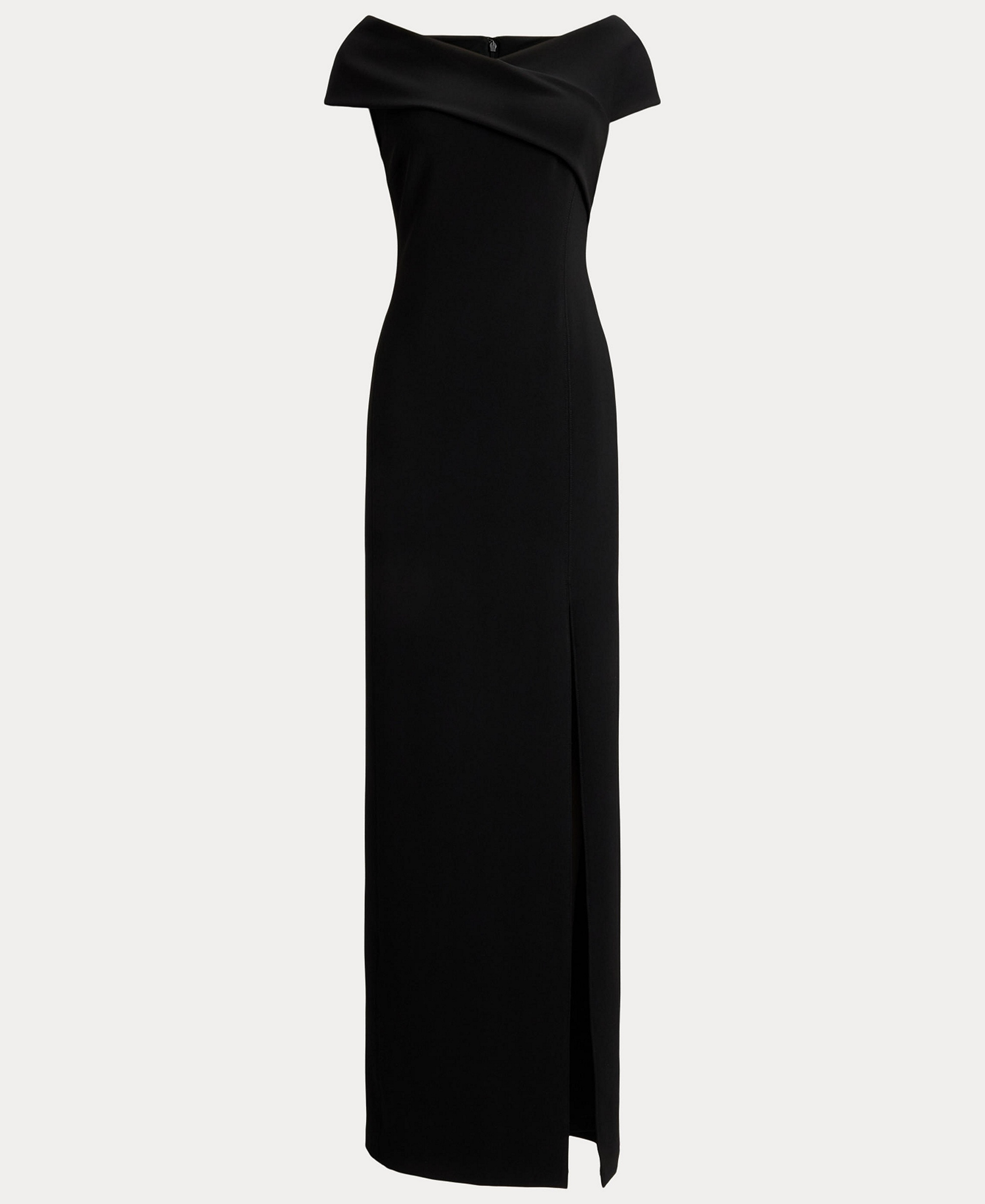 Lauren Ralph Lauren Women's Faille Off-the-Shoulder Gown - Black
