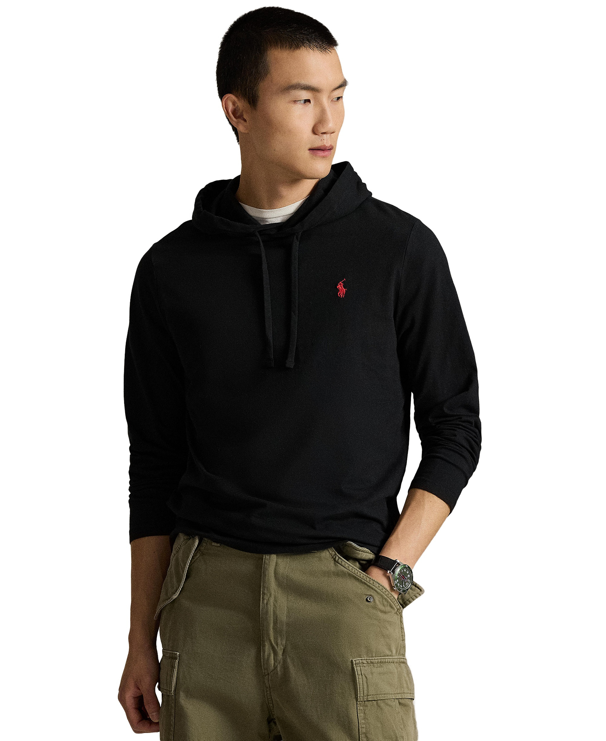 Polo Ralph Lauren Men's Hooded Jersey - Black
