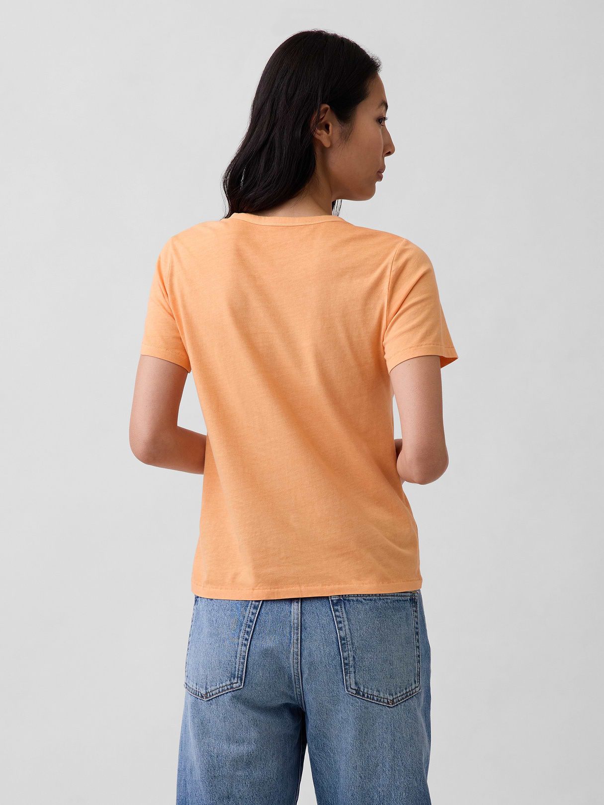 Organic Cotton VintageSoft T-Shirt - Tangerine orange