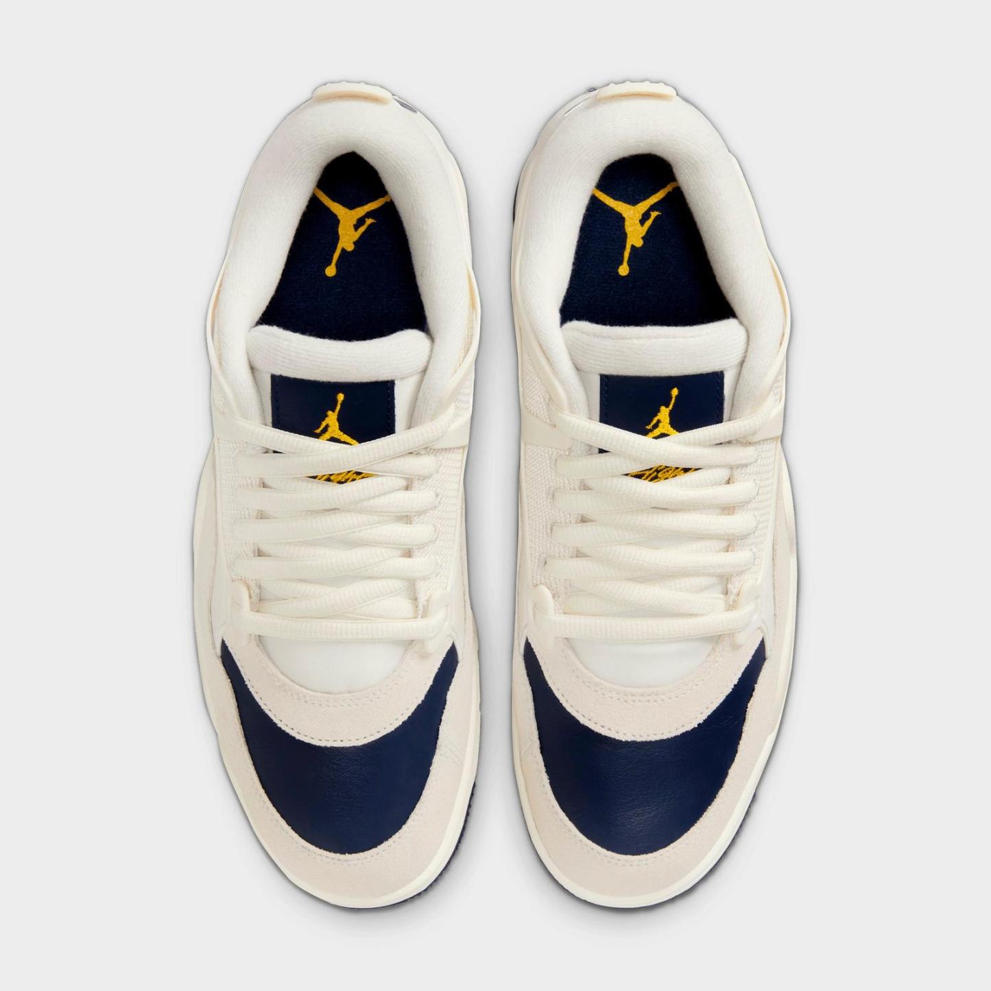 Men's Air Jordan 4 RM Casual Shoes - Sail/Phantom/University Gold/Midnight Navy - view 5