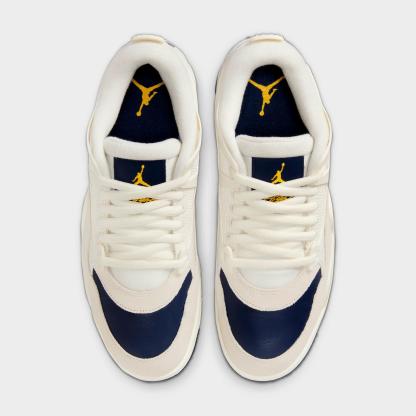 Men's Air Jordan 4 RM Casual Shoes - Sail/Phantom/University Gold/Midnight Navy - view 5