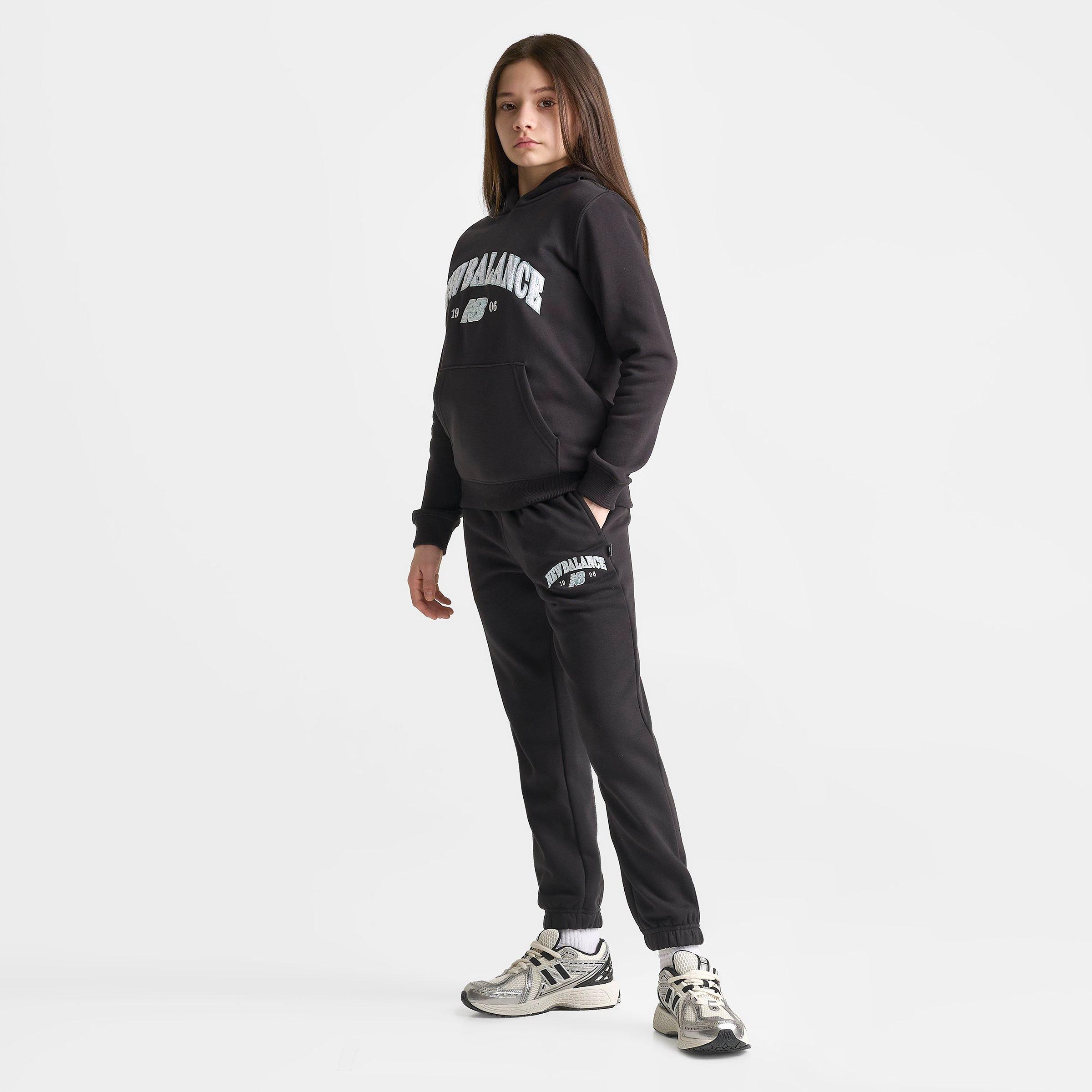 Girls' Big Kids' New Balance Chenille Arch Jogger Pants - Caviar - view 2