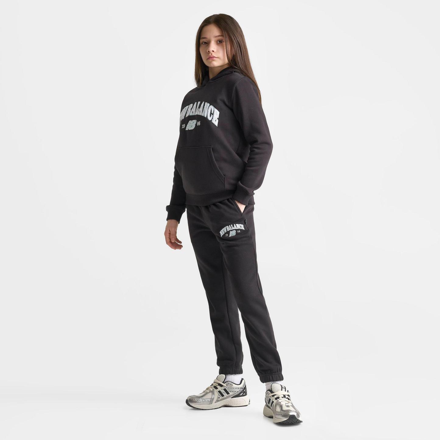 Girls' Big Kids' New Balance Chenille Arch Jogger Pants - Caviar - view 2