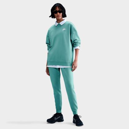 Women's Nithtke Sportswear Club Fleece Mid-Rise Jogger Pants - Cannon/White