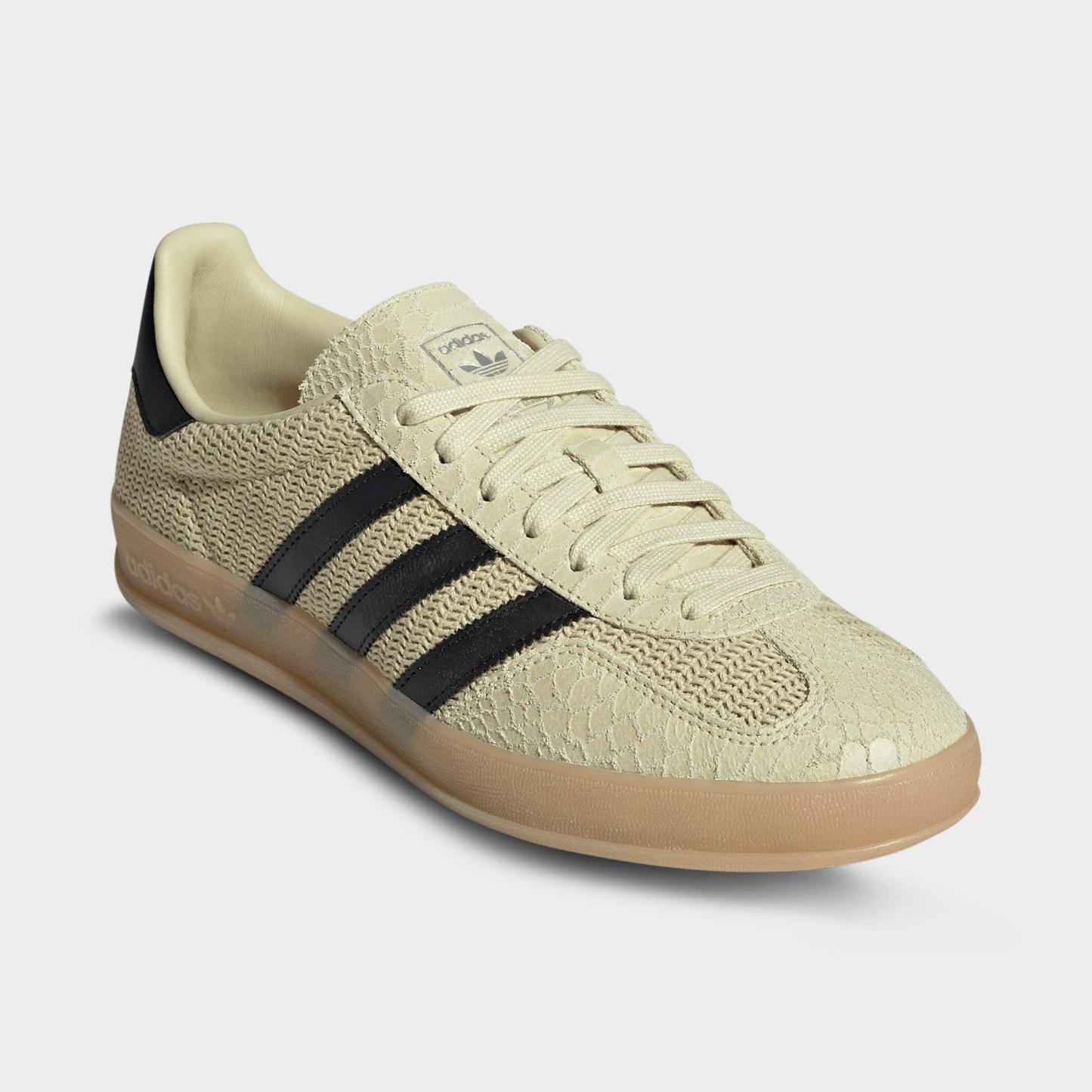 Men's adidas Originals Gazelle Indoor Casual Shoes - Dual Yellow/Core Black/Gum - Both shoes facing left
