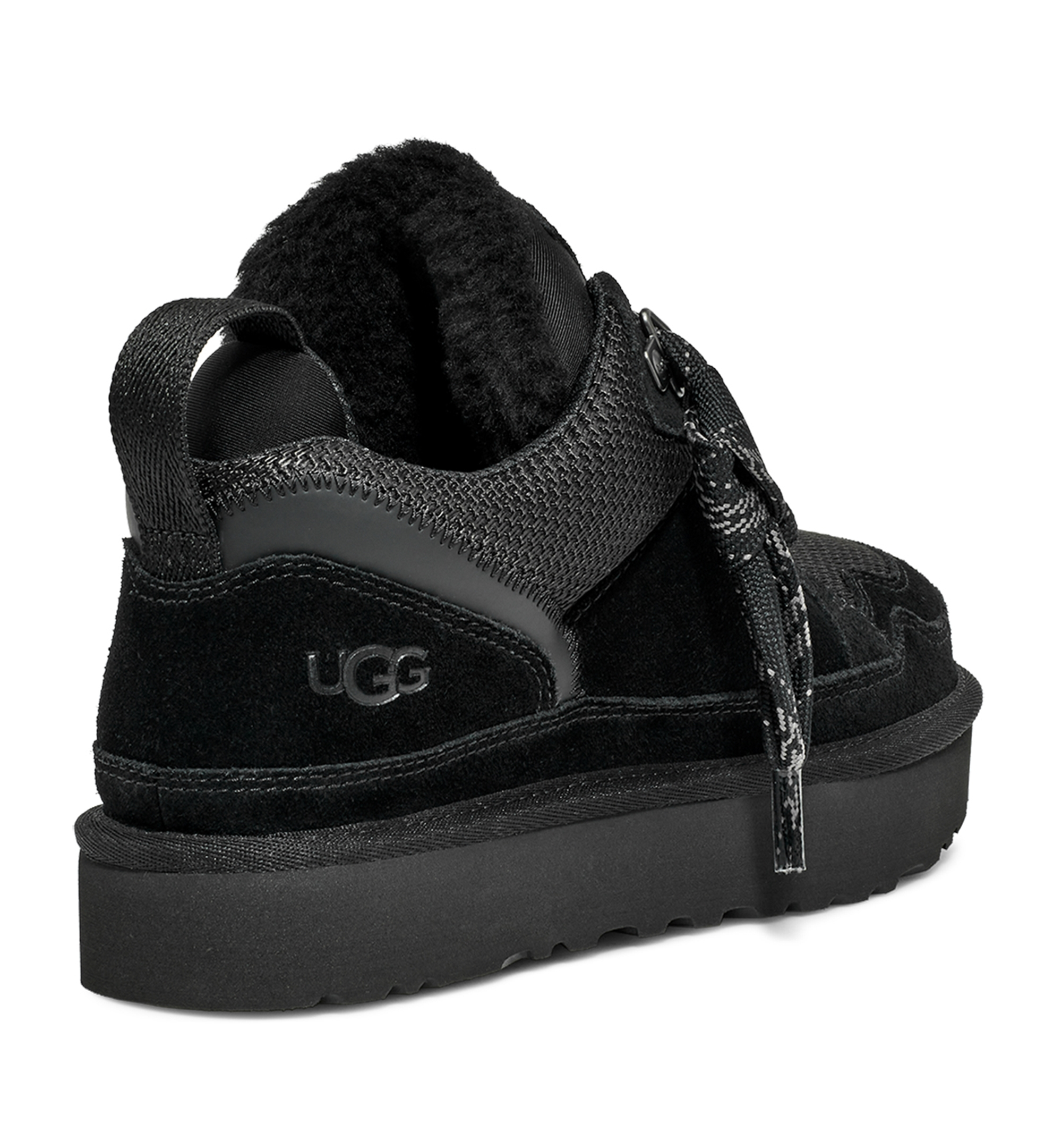 UGG® Women's Lowmel Lace-Up Sneaker Booties - Black