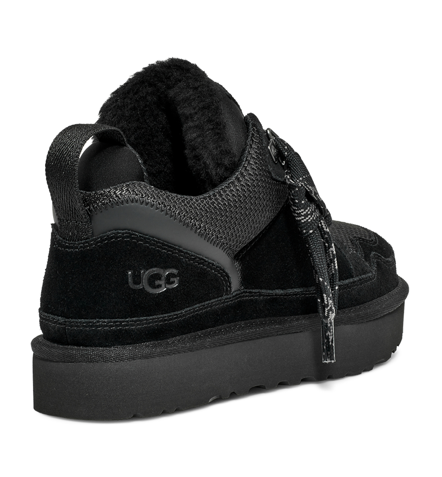 UGG® Women's Lowmel Lace-Up Sneaker Booties - Black