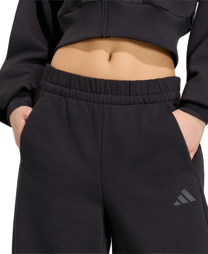 adidas Women's Essentials Contemporary Fleece Barrel Pants - Black