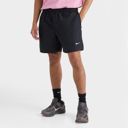 Men's Nike NOCTA Cardinal Nylon Shorts - Black/Black/White