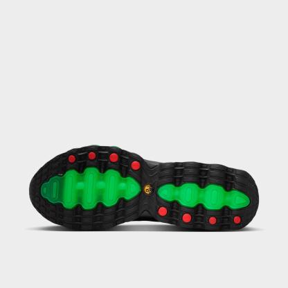 Men's Nithtke Air Max Dn8 Casual Shoes - Black/Dark Smoke Grey/Black/Green Strike - Bottom view