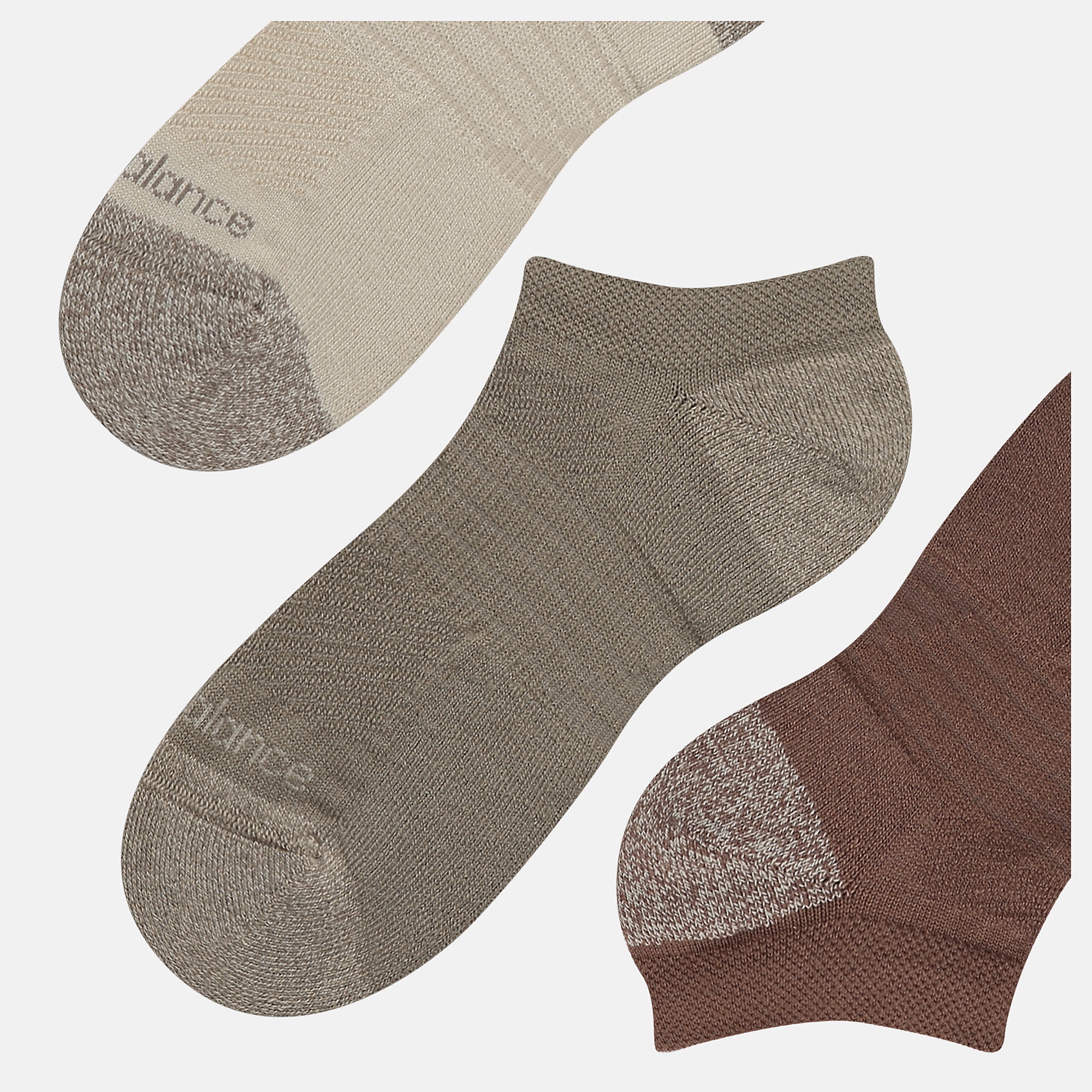 New Balance Active No Show Socks 3 Pack, LAS35206AS
