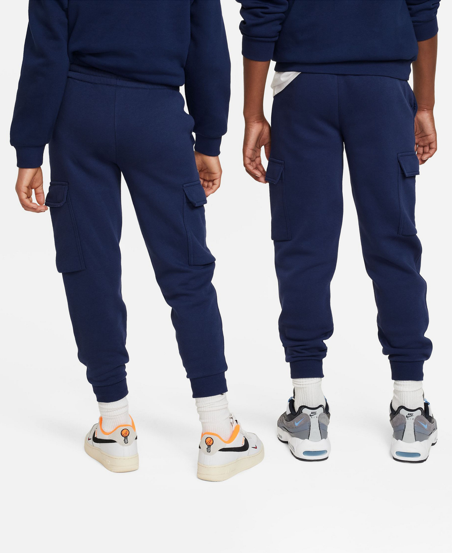 Nike Boys and Girls 8-10 Sportswear Club Fleece Cargo Pants - Midnight Navy