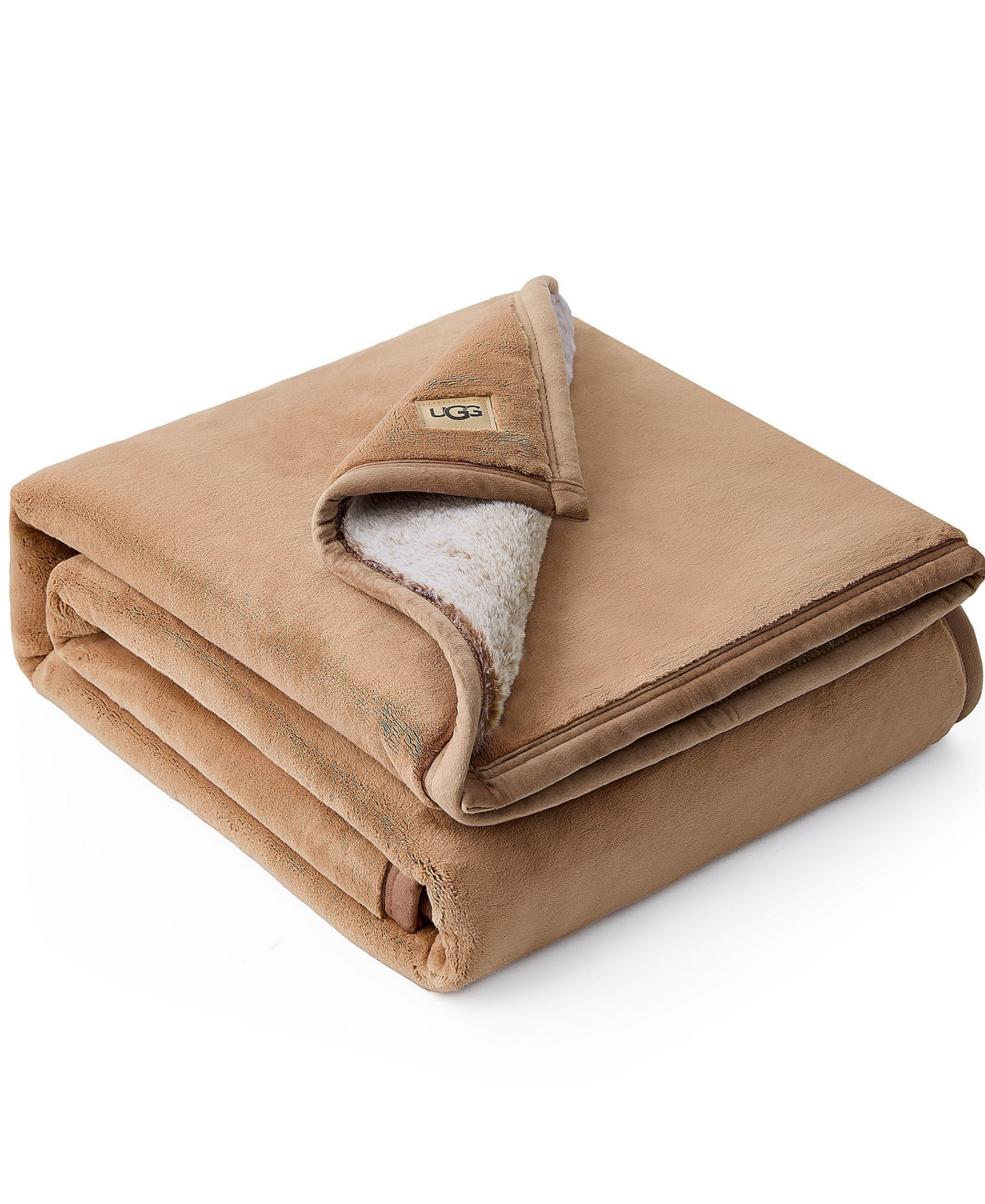 UGG® Salt Creek Reversible Throw, 50" x 70" - Sandalwood