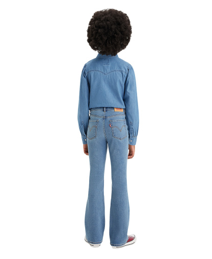 Levi's Girls' 7-16 726 High-Rise Flare Jeans - Clean Getaway