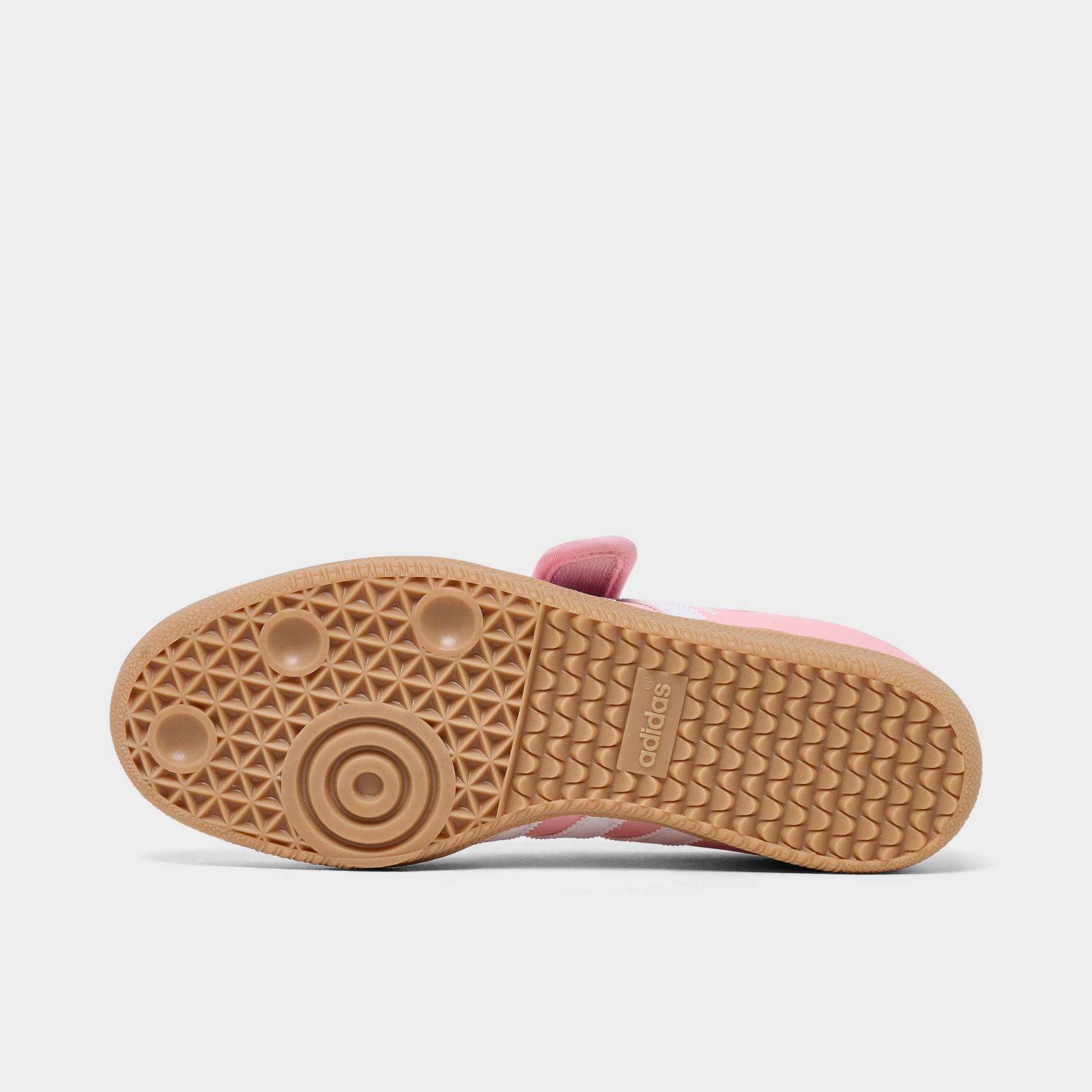 Girls' Big Kids' adidas Originals Samba Jane Casual Shoes - Light Pink/Cloud White/Gum - view 6
