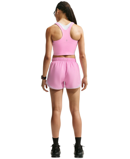 Nike Women's Tempo Dri-FIT Mid-Rise Running Shorts - Pink Rise/white/reflective Silv