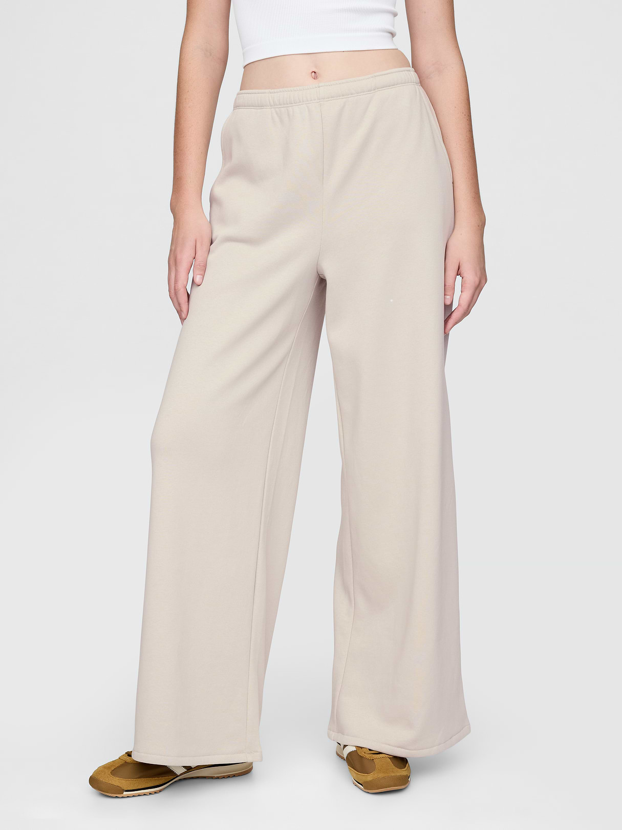 VintageSoft Baggy Sweatpants - Moonstone beige