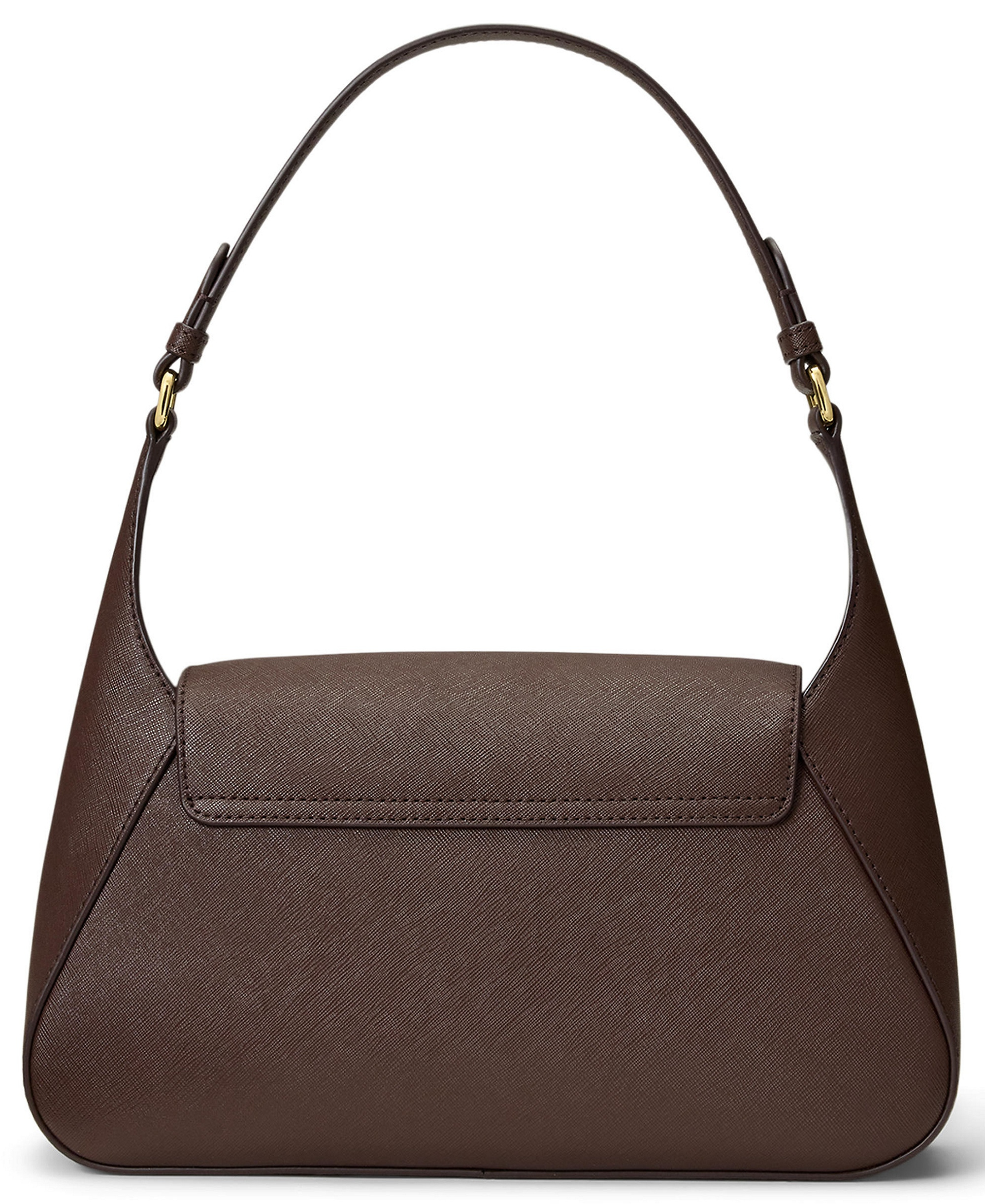 Lauren Ralph Lauren Schylar Small Slim Shoulder Bag - Chestnut Brown