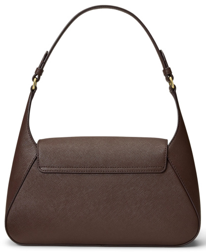 Lauren Ralph Lauren Schylar Small Slim Shoulder Bag - Chestnut Brown