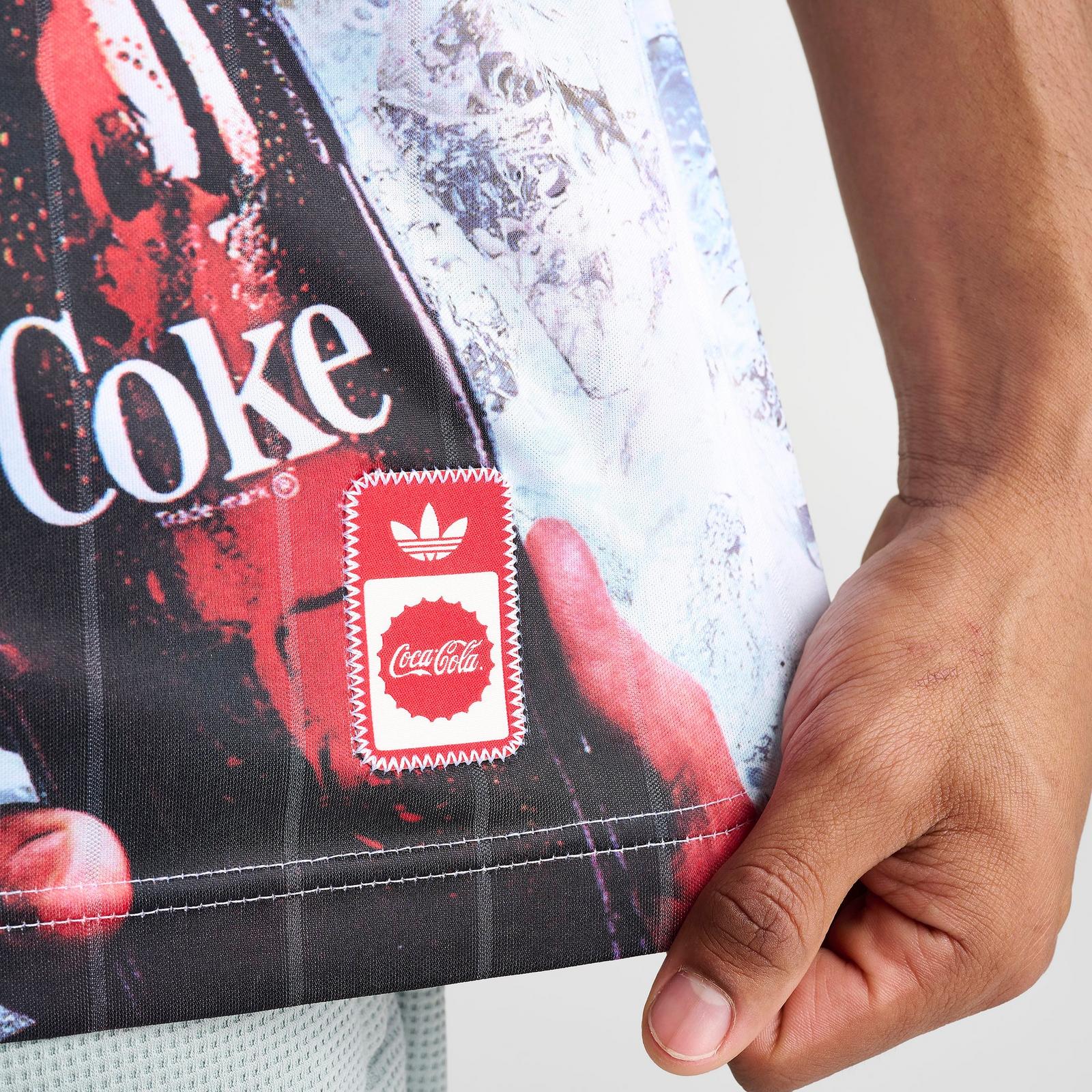 Men's adidas Originals x Coca-Cola Mashup Soccer Jersey - White/Multi - view 6