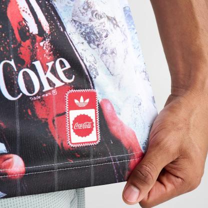 Men's adidas Originals x Coca-Cola Mashup Soccer Jersey - White/Multi - view 6