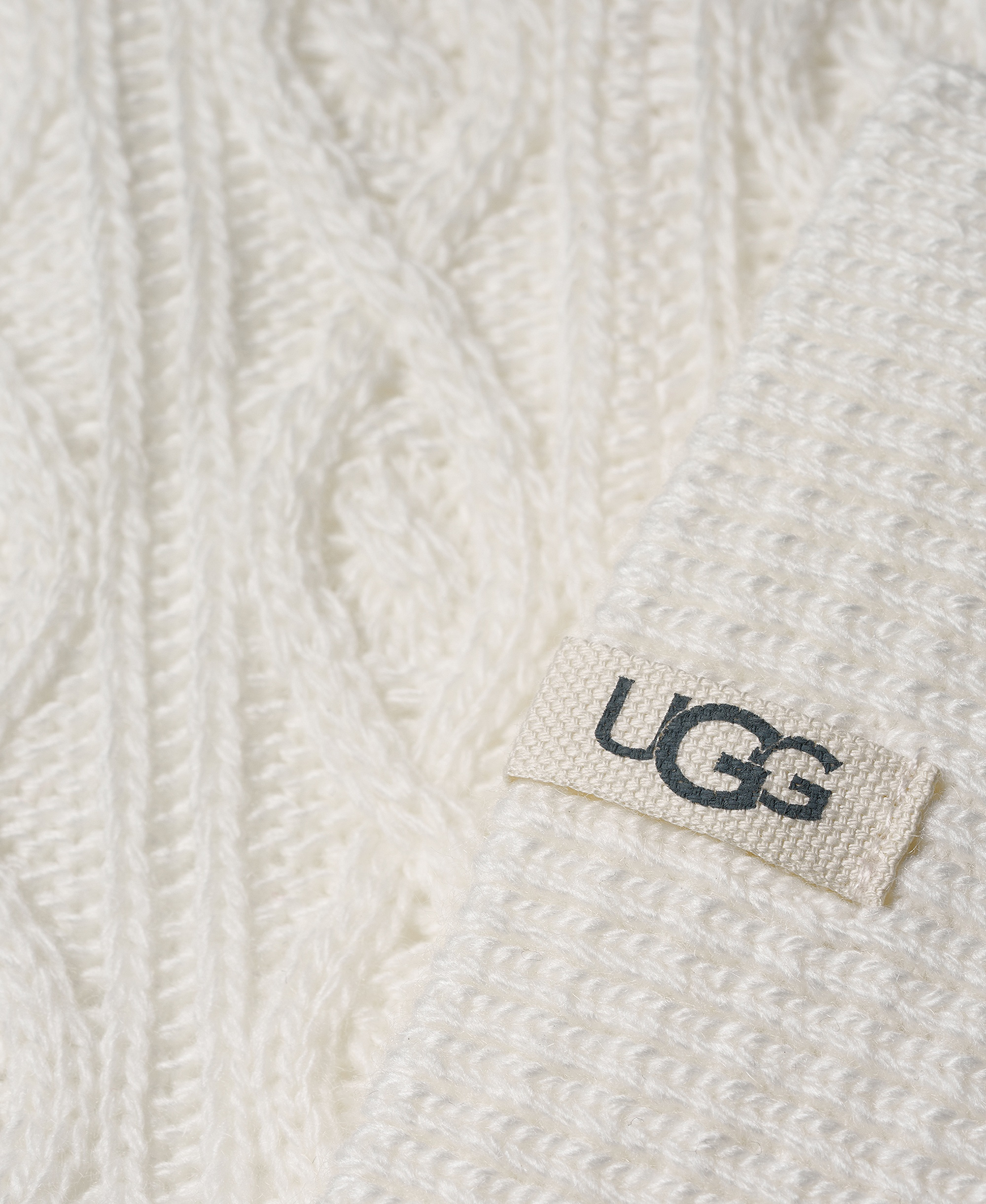 UGG® Women's Rensa Cable-Knit Knee-High Socks - Cream